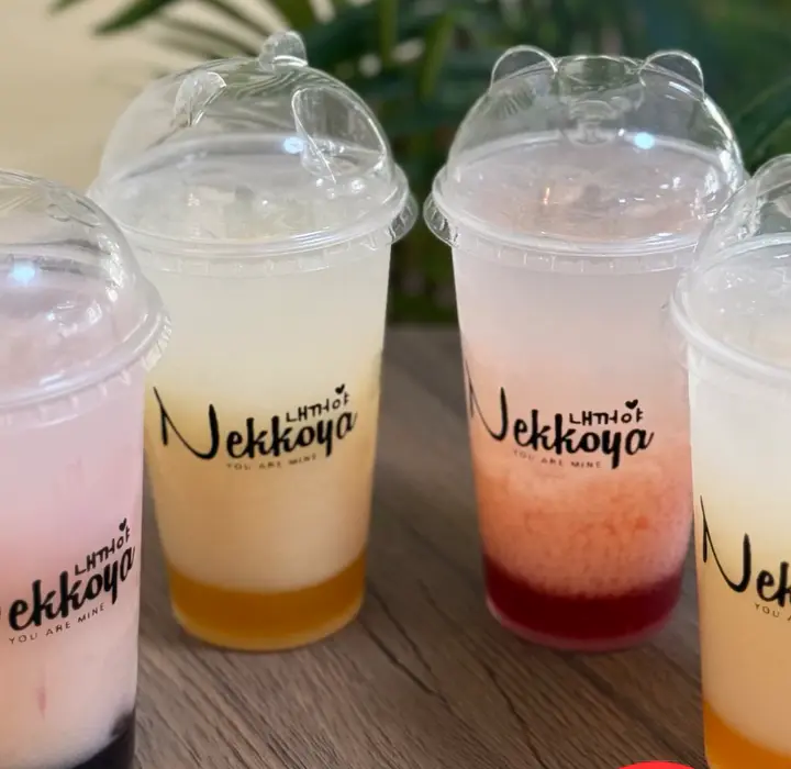 Three Nekkoya Yakult-series drinks in a row